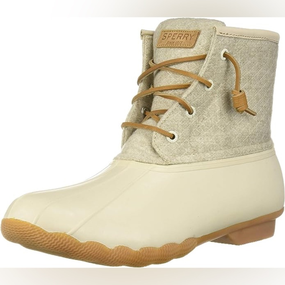 Sperry Women's Saltwater Emboss Wool Boots size 6
